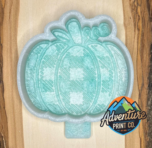 Plaid Pumpkin Mold