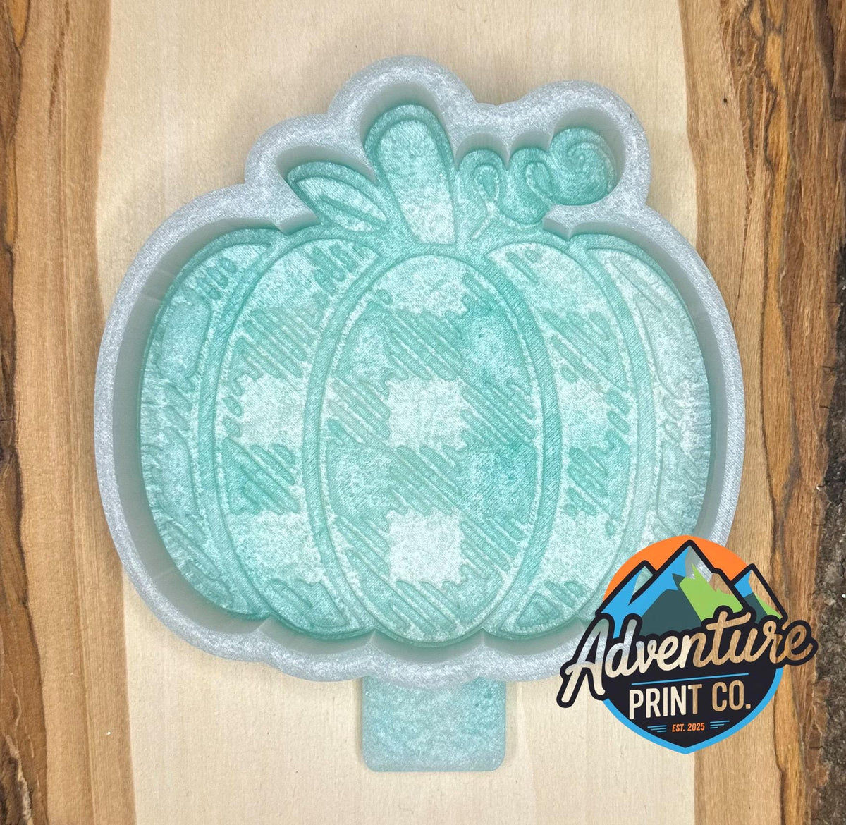 Plaid Pumpkin Mold