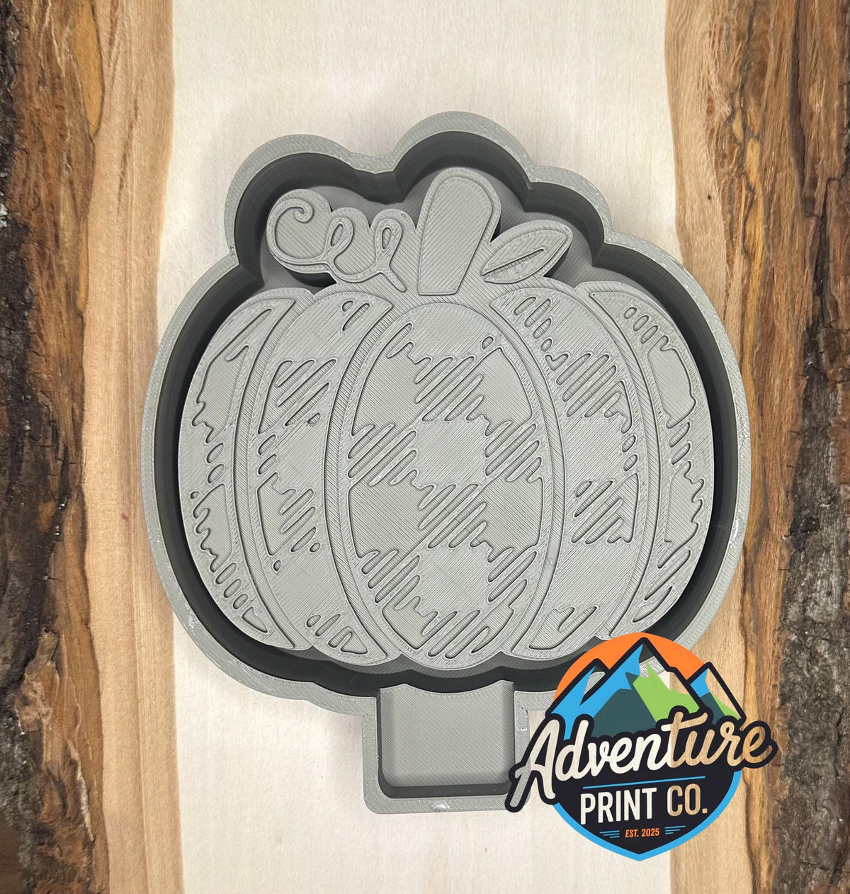 Plaid Pumpkin Mold